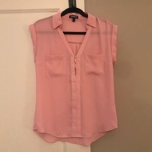 Express pink top, never worn, size XS